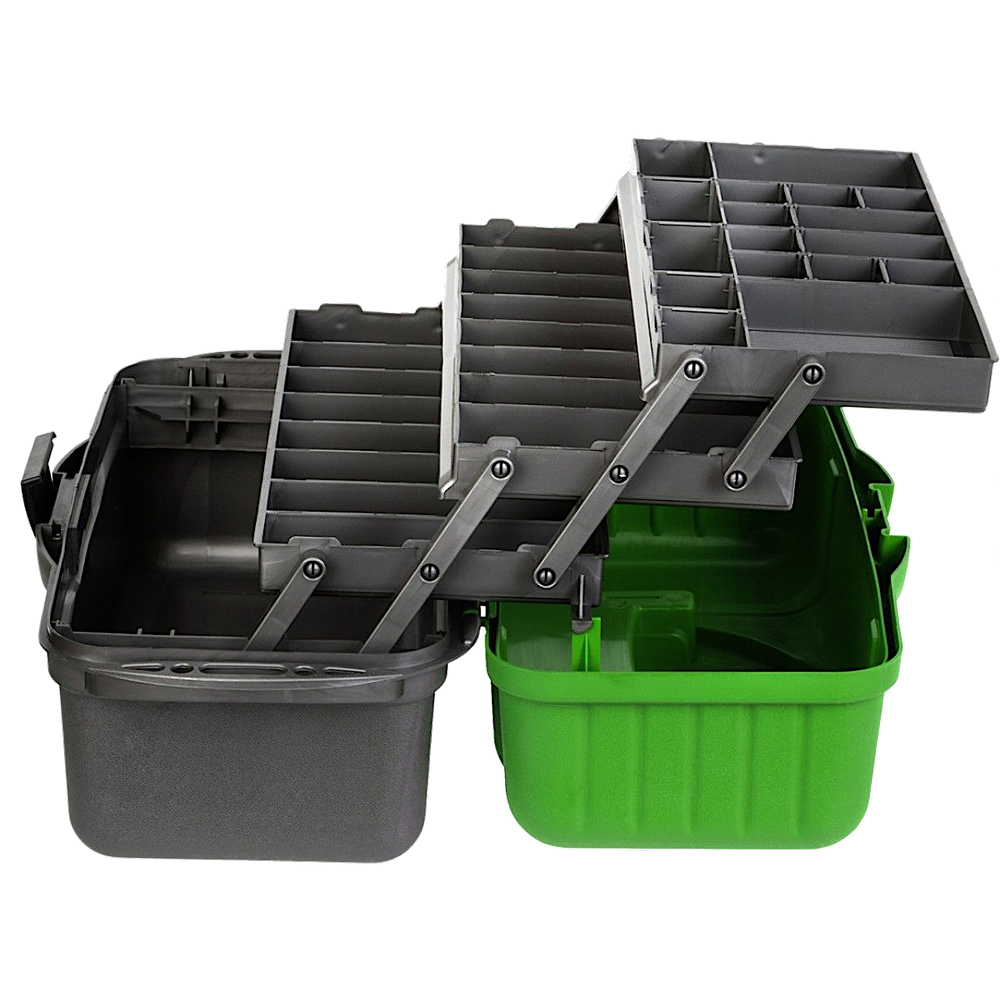 Ящик Helios 3-tray Fishing Box 3-полочный Зелёный 440x230x220мм N-FB-3-G (Nisus)