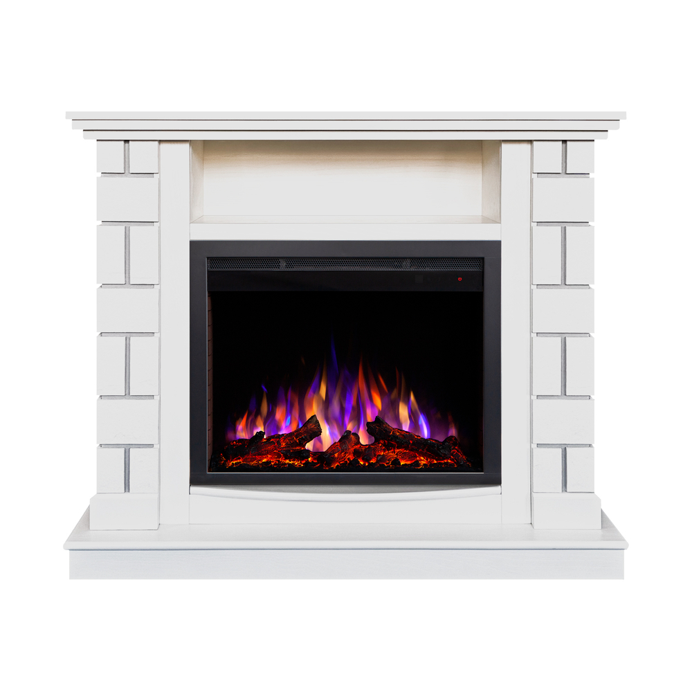Каминокомплект Real Flame Edward WT с очагом Saphir 25,5