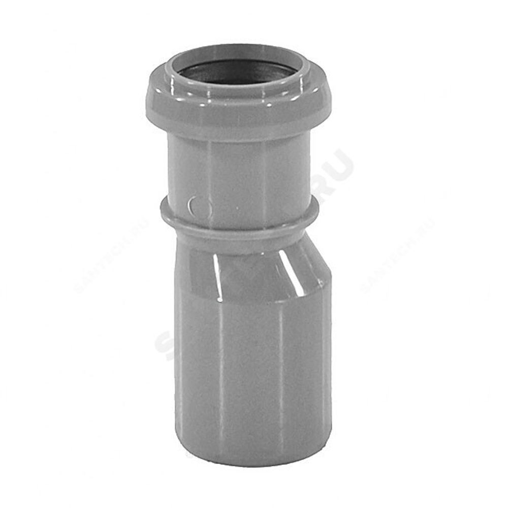 Переход PP-H эксцентрический серый BASE Дн 50х32 б/нап в/к VALFEX 25050032