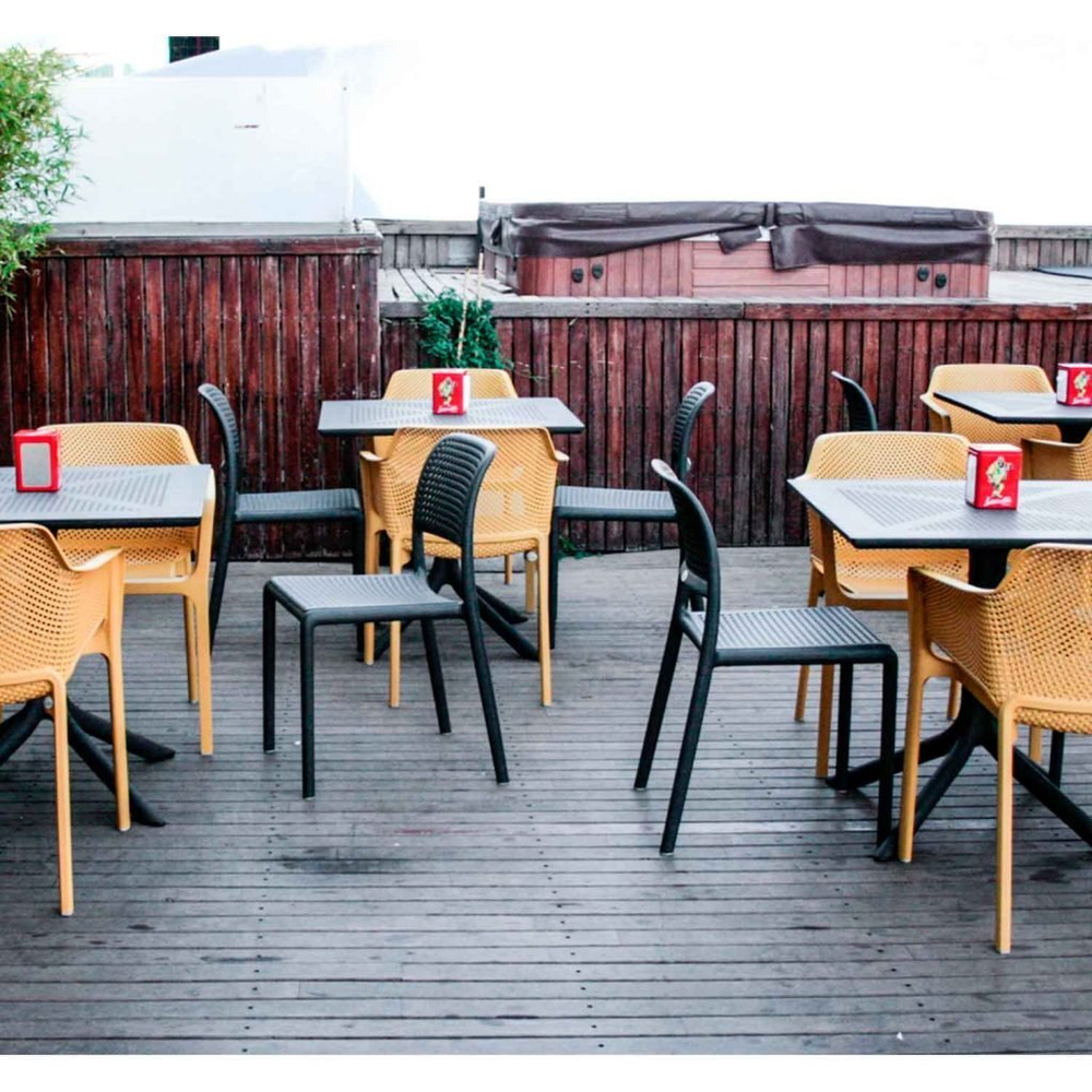 Стул пластиковый, Nardi Bora Bistrot, антрацит