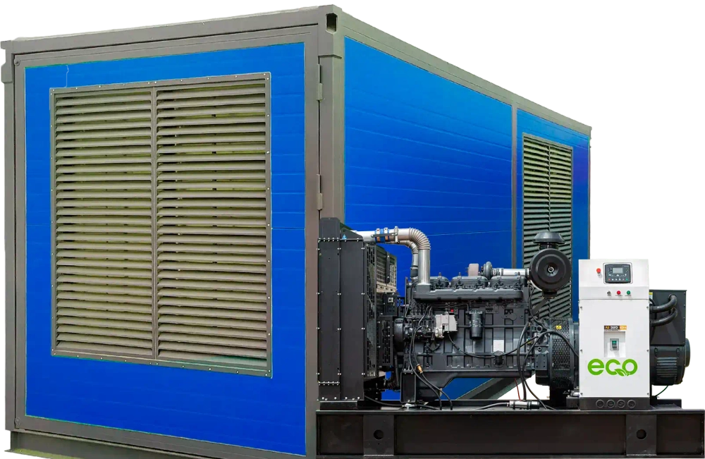 Дизельный генератор EcoPower АД600-T400eco (600кВт, Woling)