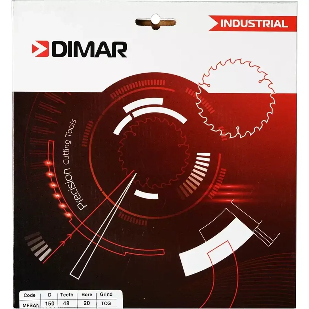 Пила по алюминию D150x20x2,8 Z48 DIMAR 90202433