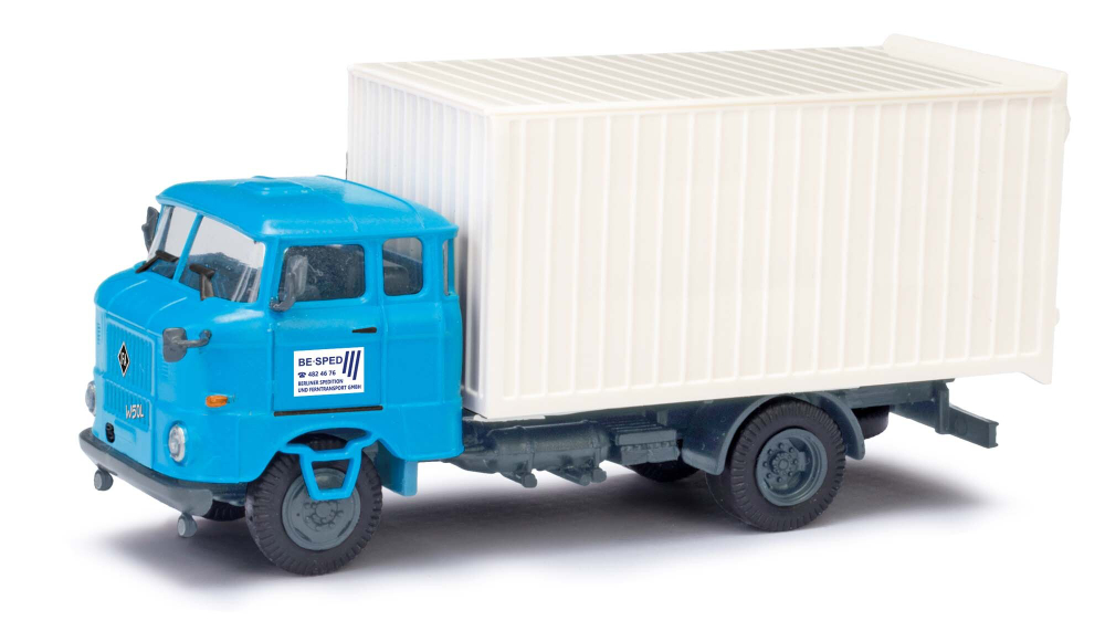Грузовик IFA W50L MK, BE-SPED, синий (H0, 1:87)