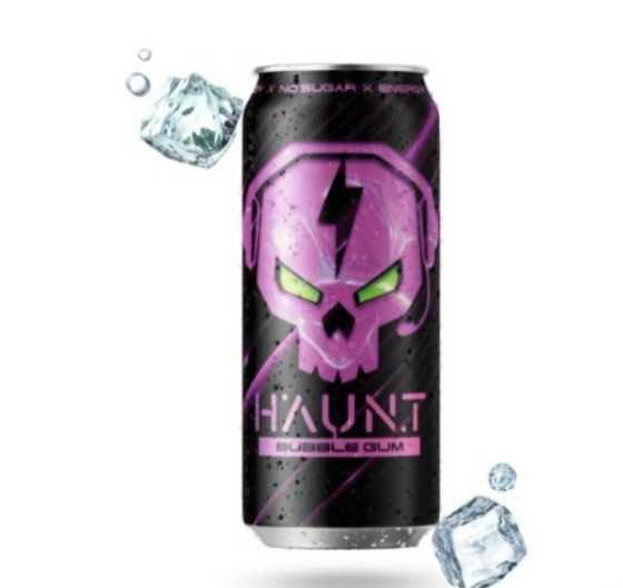 Тонизирующий напиток HAUNT Бабл-Гам ж/б  0,450л х 12шт  АТ