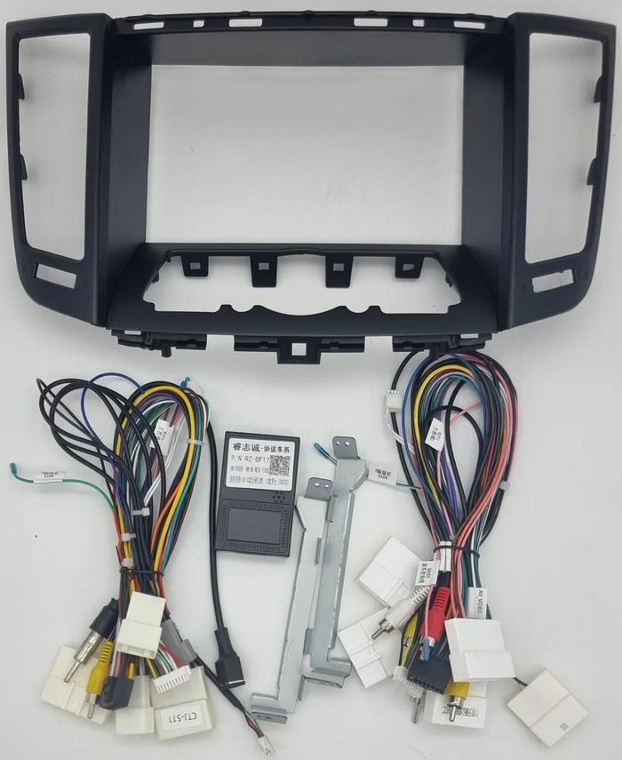 Магнитола для Infiniti FX35, FX37, FX50, FX30D S51 2008-2012, QX70 S51 2013-2018 (рамка черная матовая тип 2) - Teyes CC4L-DTS монитор 9" IPS, Android 14, Быстрая, Snapdragon 662, CarPlay, 4G SIM-слот