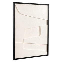 Панно декоративное с эффектом 3d minimalism, с черной рамой, 50х70 см