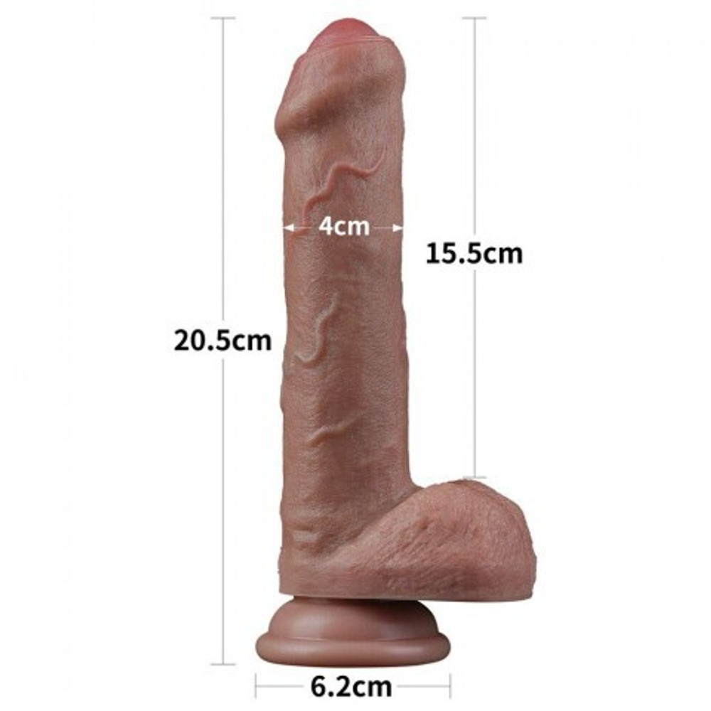 Реалистичный фаллоимитатор Lovetoy Nature Cock (20,5×4 см)