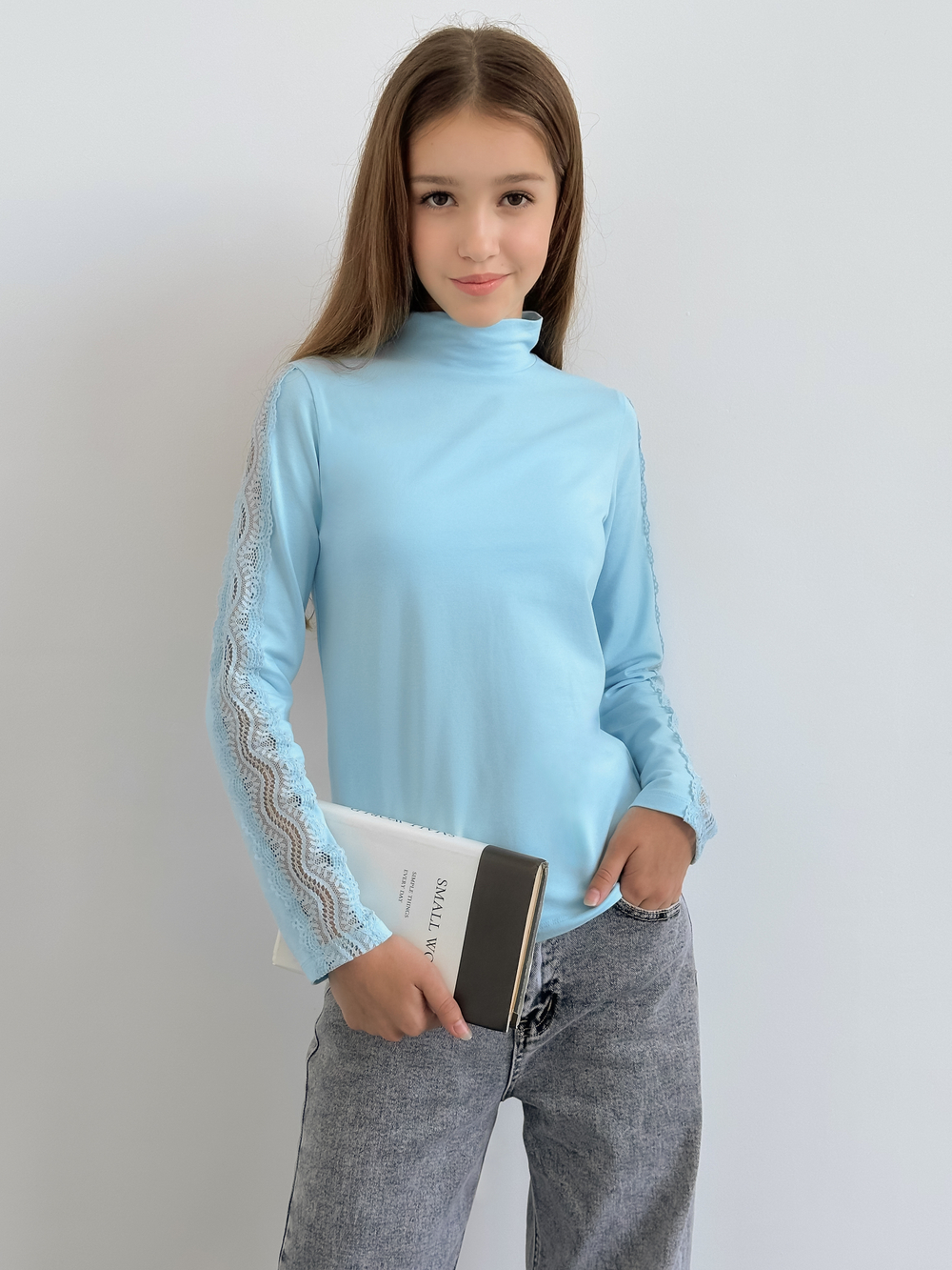 Водолазка для девочки 6027