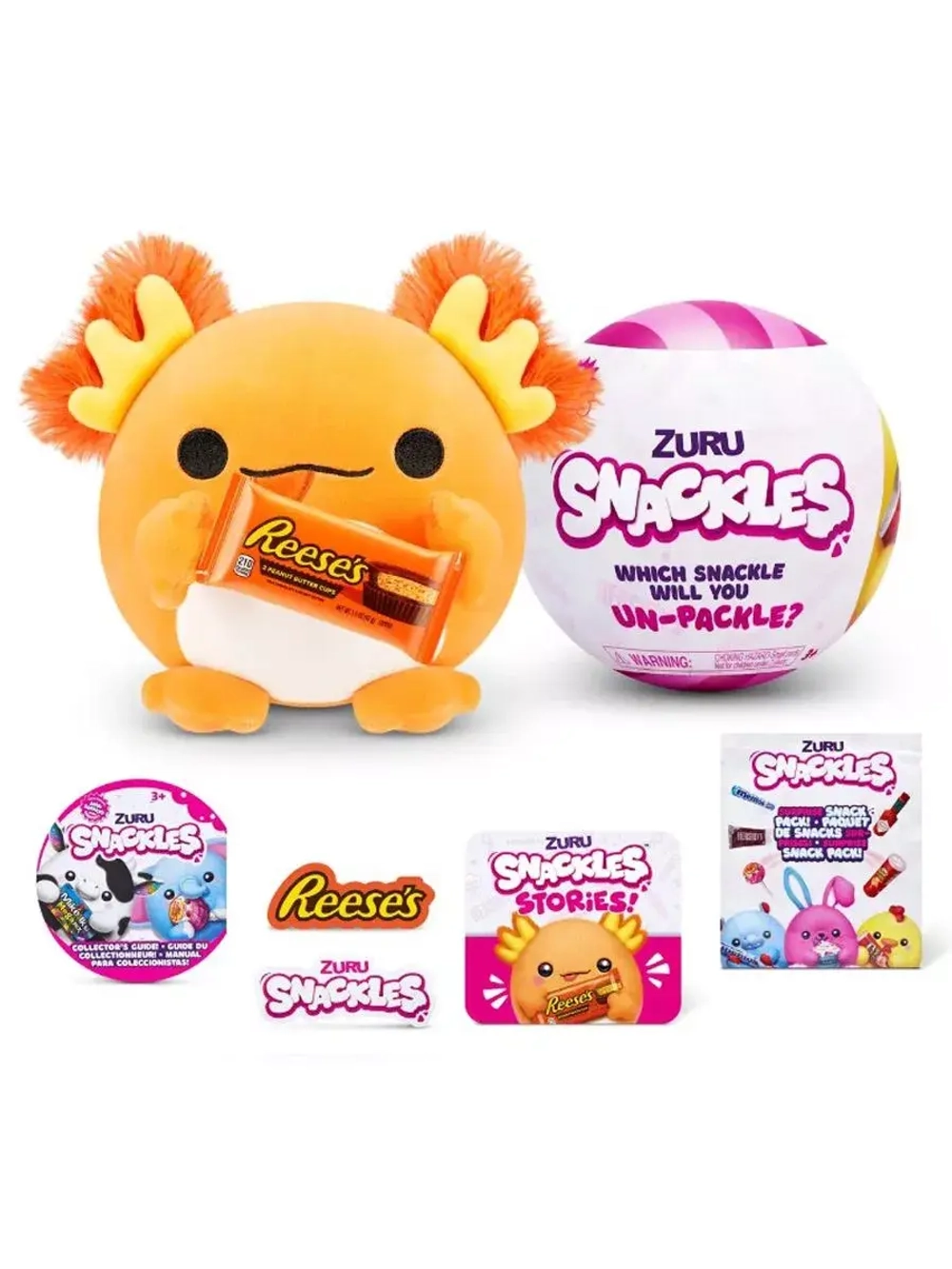 Игрушка фигурка сюрприз Шар яйцо Snackles Зуру 77453