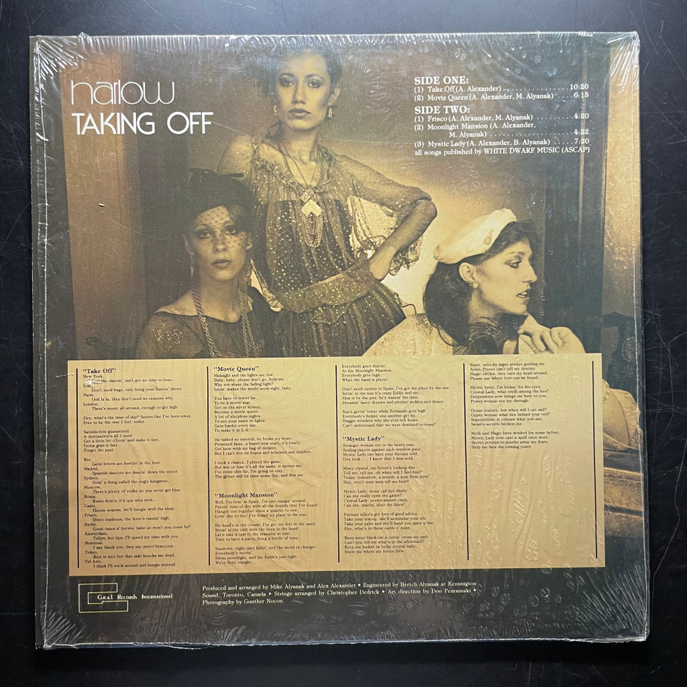Harlow ‎– Taking Off (США 1980г.)