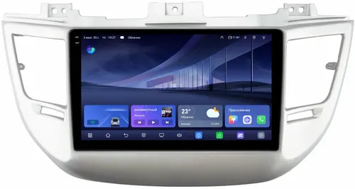 Магнитола для Hyundai Tucson 2016-2018 - Kuberg QLed+2K, Android 14, TS105, Быстрейшая, CarPlay, SIM-слот