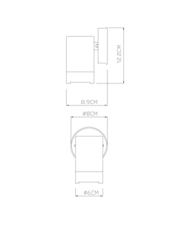 Бра-подсветка уличная Arte Lamp Atlas A3503AL-1BK