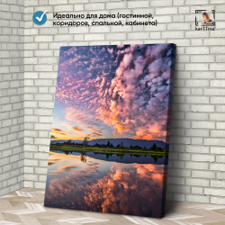Картина karTTina "Скалистый берег", 150 см х 70 см