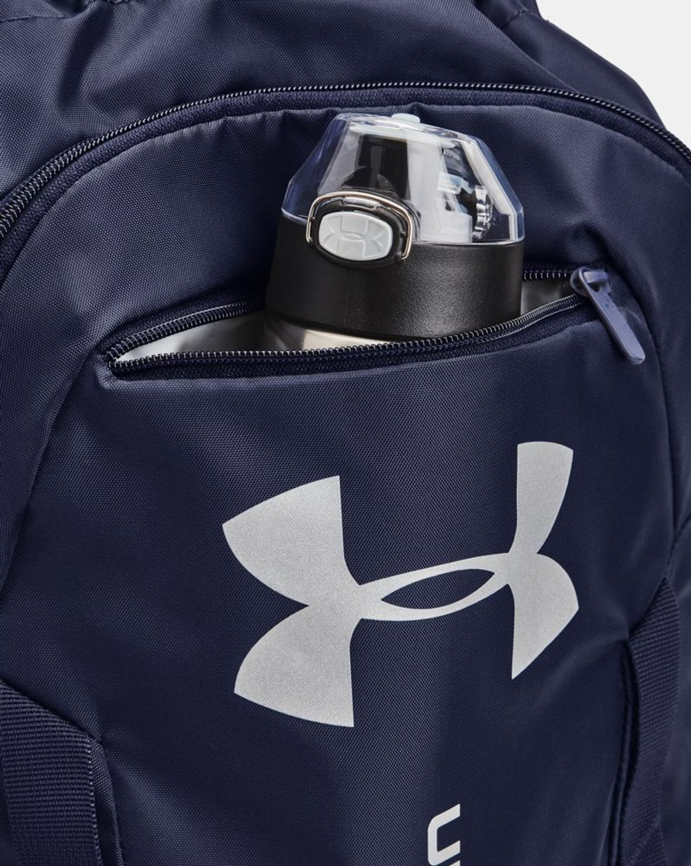 Рюкзак теннисный Under Armour Undeniable Sackpack - черный/серебристый металлик