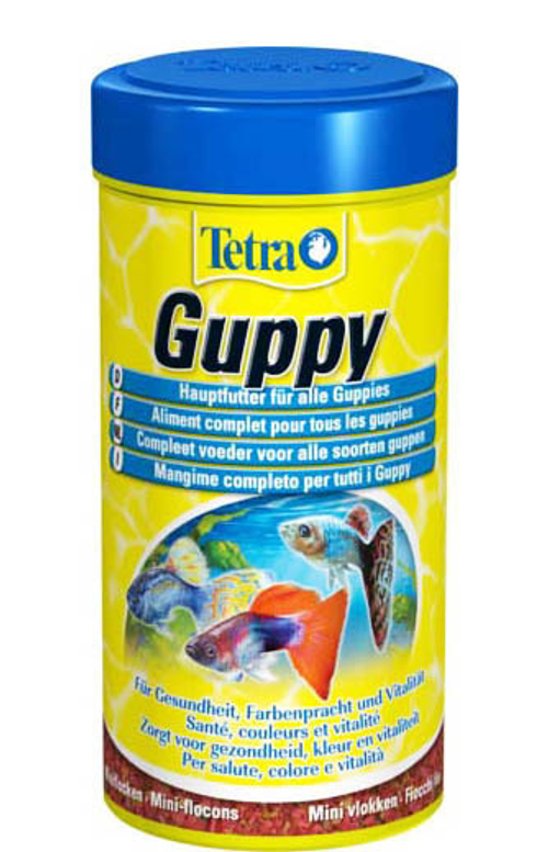 Корм для рыб TetraGuppy Flakes, хлопья д/гуппи 250 мл.