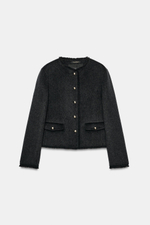 БЛЕЙЗЕР ИЗ СМЕСОВОЙ ШЕРСТИ — ZW COLLECTION — ZARA