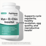 Fairhaven Health, мио- и D-хироинозитол, 240 капсул