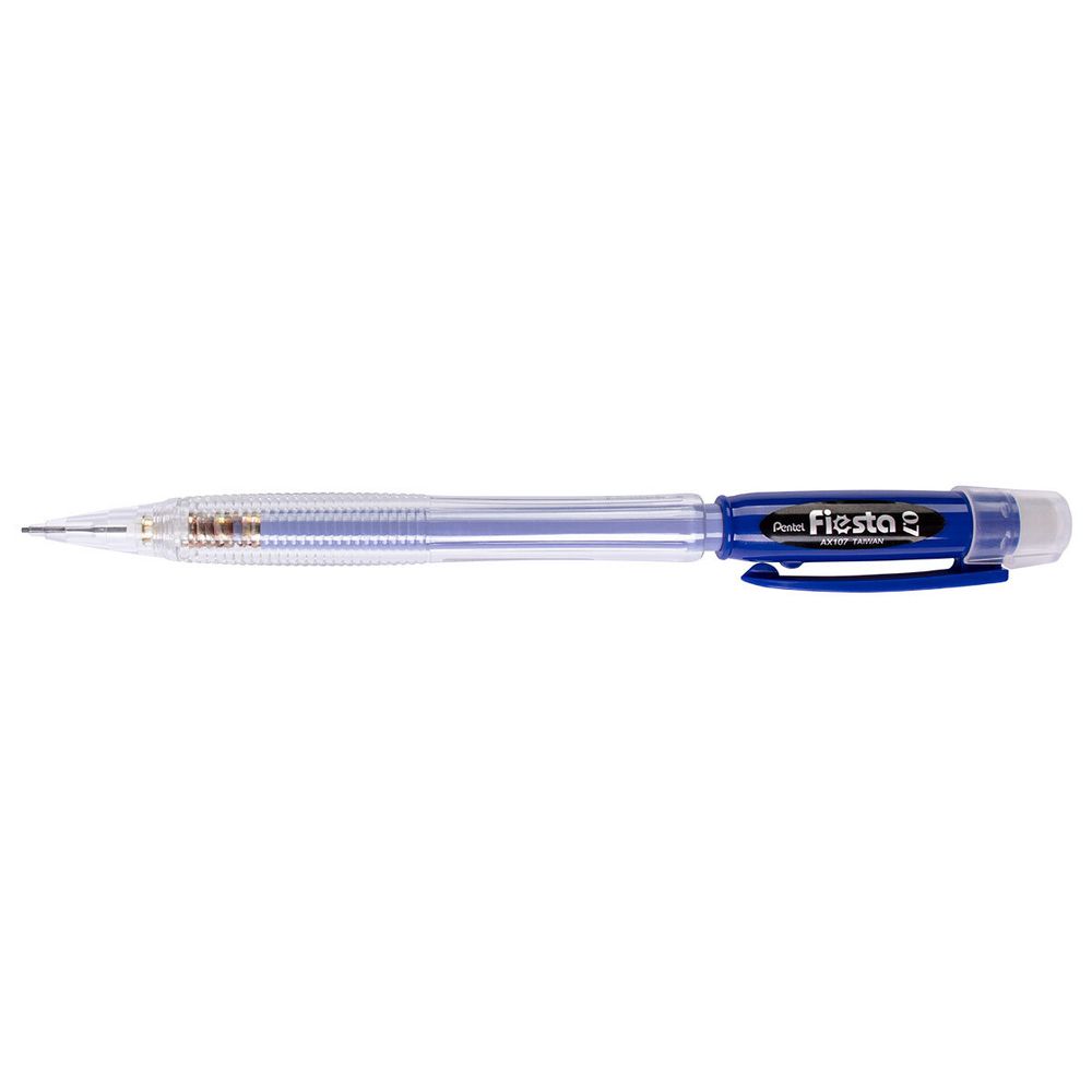 Карандаш автоматический Pentel Fiesta 0.7 мм, 12 шт, AX107-CO синий корпус