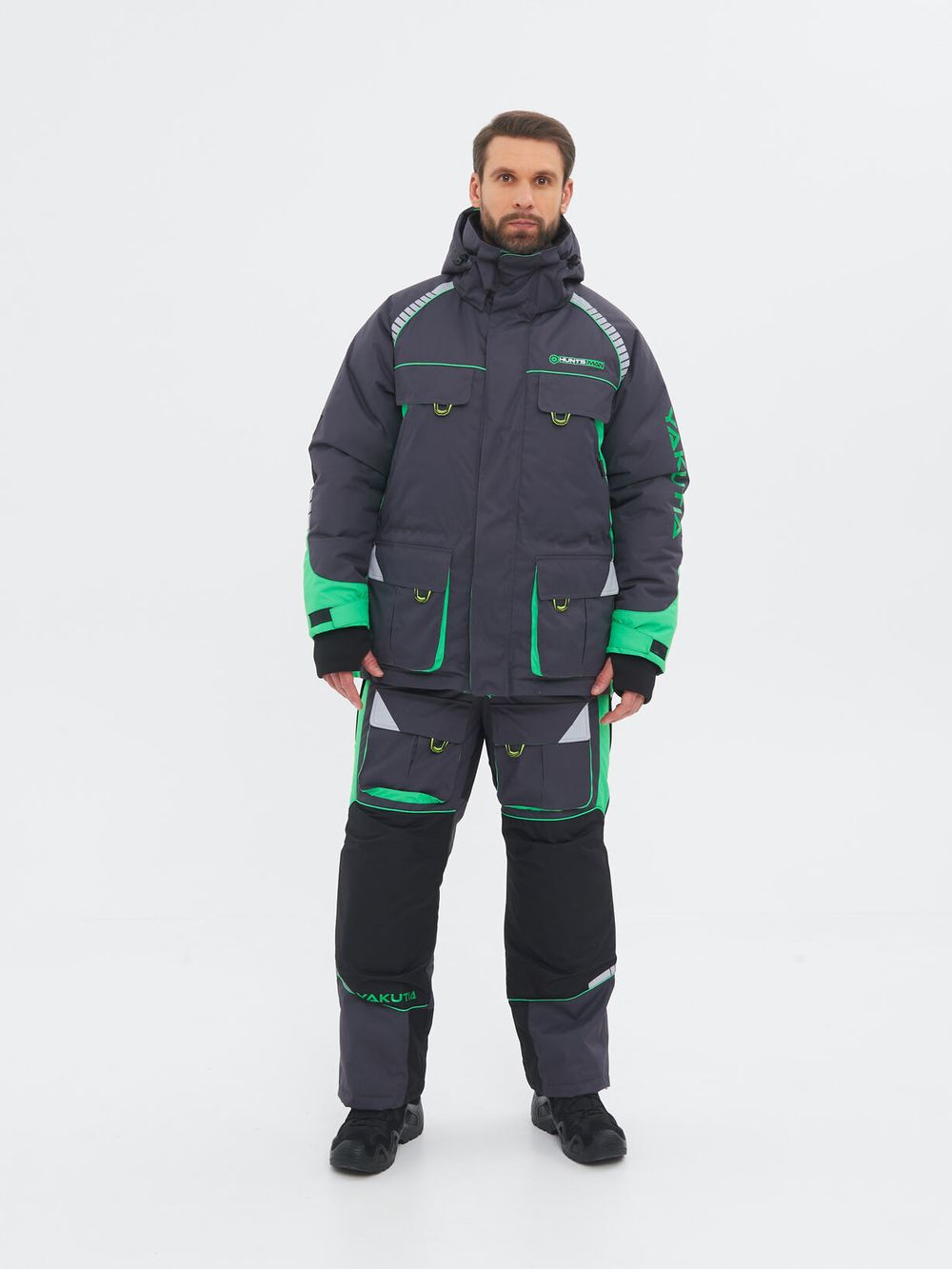 Костюм зимний Yakutia ткань Galaxy Breathable цвет Тёмно-серый