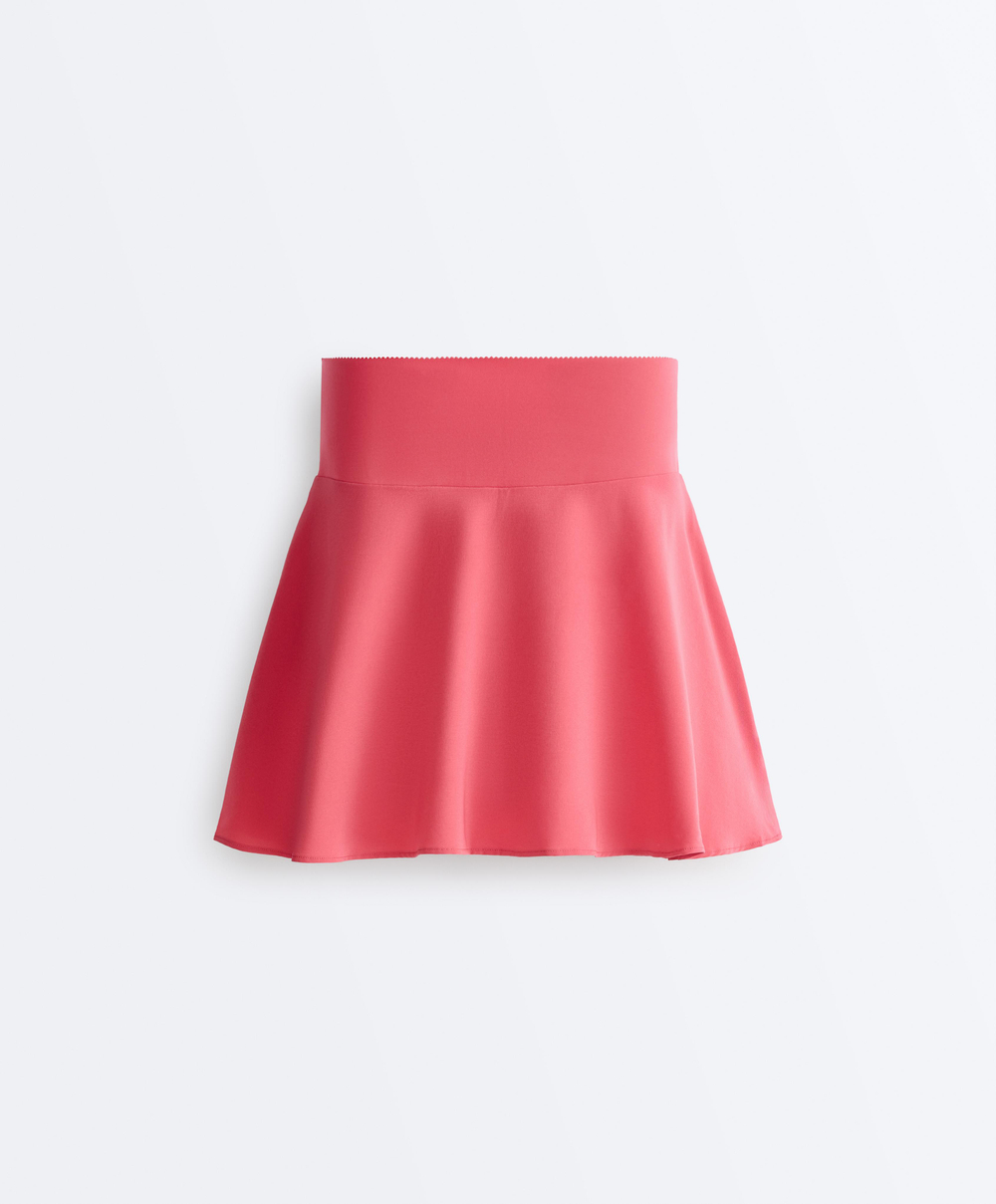 Oysho Компрессионная юбка Compressive, линялый красный