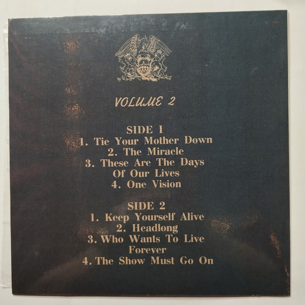 Винтажная виниловая пластинка LP Classic Queen Volume 2 (Россия 1992) The Miracle