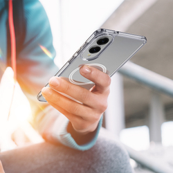 Защитный прозрачный чехол с MagSafe для Samsung Galaxy S25 Edge, серия Clin Mag Series от Dux Ducis
