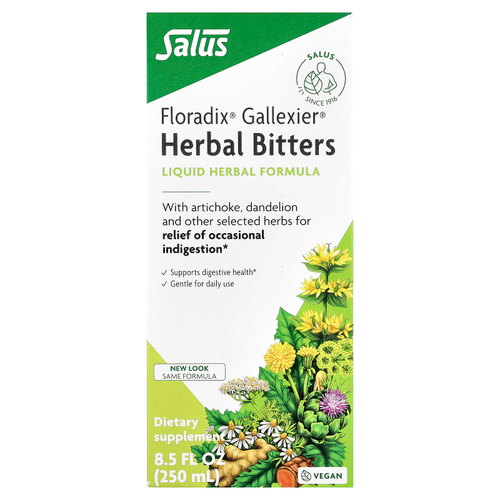 Floradix, Gallexier® травяная горькая настойка, 250 мл (8,5 жидк. Унции)