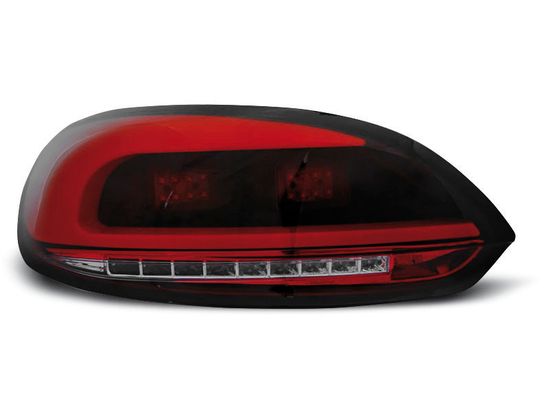 Задние фонари VW Scirocco 3 red smoke led bar