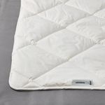 Полутороспальное одеяло IKEA RODKORVEL (РЁДКЁРВЕЛ), Стеганое, Зимнее, Белый, 150х200 см