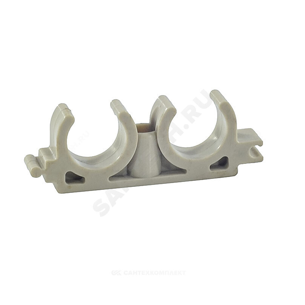 Опора PP-R двойная серая Дн 32 VALFEX 10161032Г