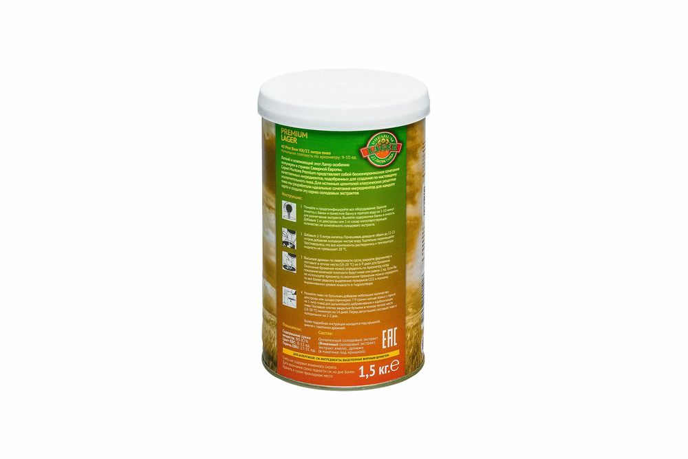 Солодовый экстракт Muntons "Lager", 1,5 кг