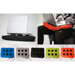 Подставка для ноутбука surfpillow hightech зеленая-черная