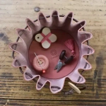 Мини-ножницы Seki Cohana White Edition, цвет кисточки белый