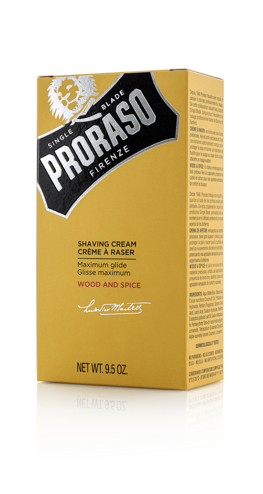 Proraso Wood and Spice Shaving Cream - Крем для бритья 275 мл