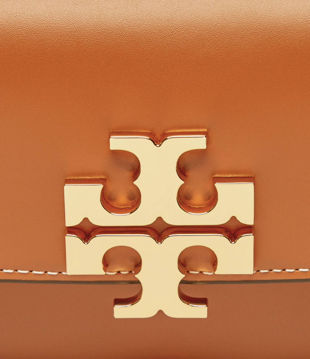 Кожаная сумка через плечо Eleanor TORY BURCH - коричневый(158734)