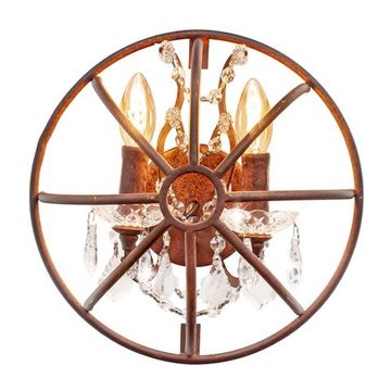 Бра 2*Е14 LOFT1897W коричневый Foucaults Orb Crystal LOFT IT