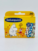 Набор детских пластырей Salvequick Муми-микс, 20 шт. (из Финляндии)