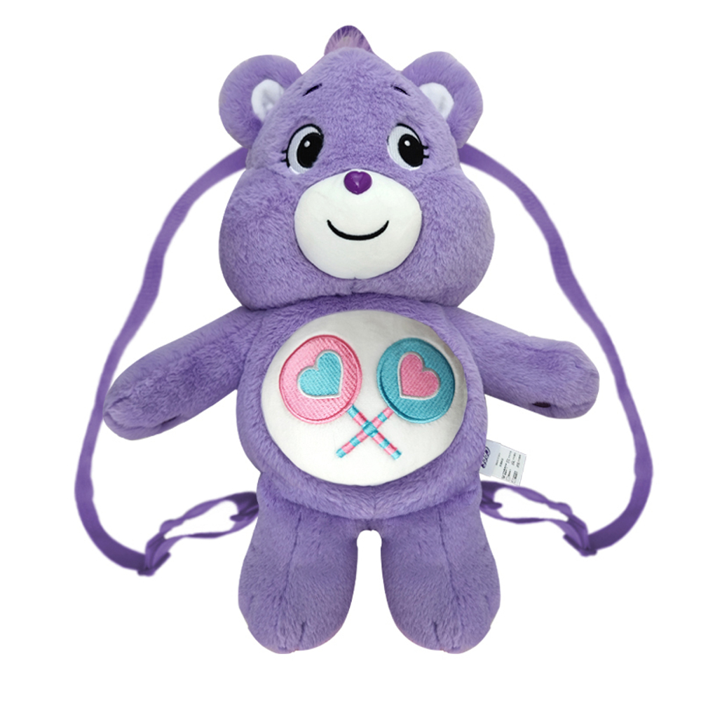 CAREBEARS Plush Wool Backpack Regular Unisex Multicolor