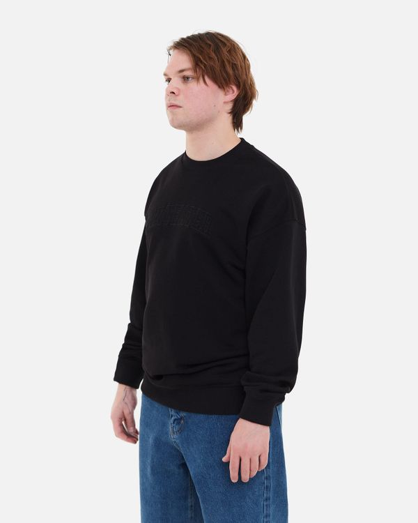 Толстовка Crewneck BigText черная - фото 3