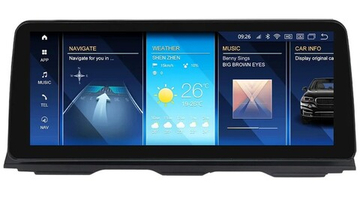 Магнитола для BMW 5 (F10) 2012-2016 NBT - Kuberg MKD монитор 12.3", Android 11, Быстрая, CarPlay, 4G SIM-слот