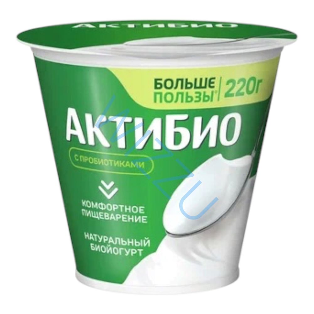 АктиБио Биойогурт Натуральный 3,5% 220 гр