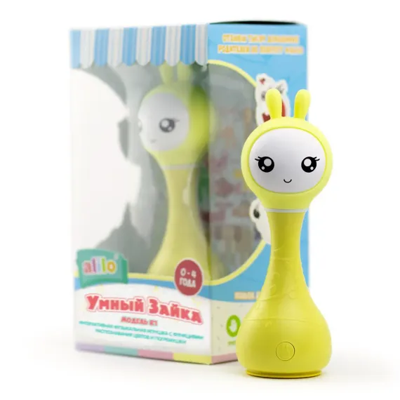 Музыкальная игрушка Alilo Умный зайка Жёлтый