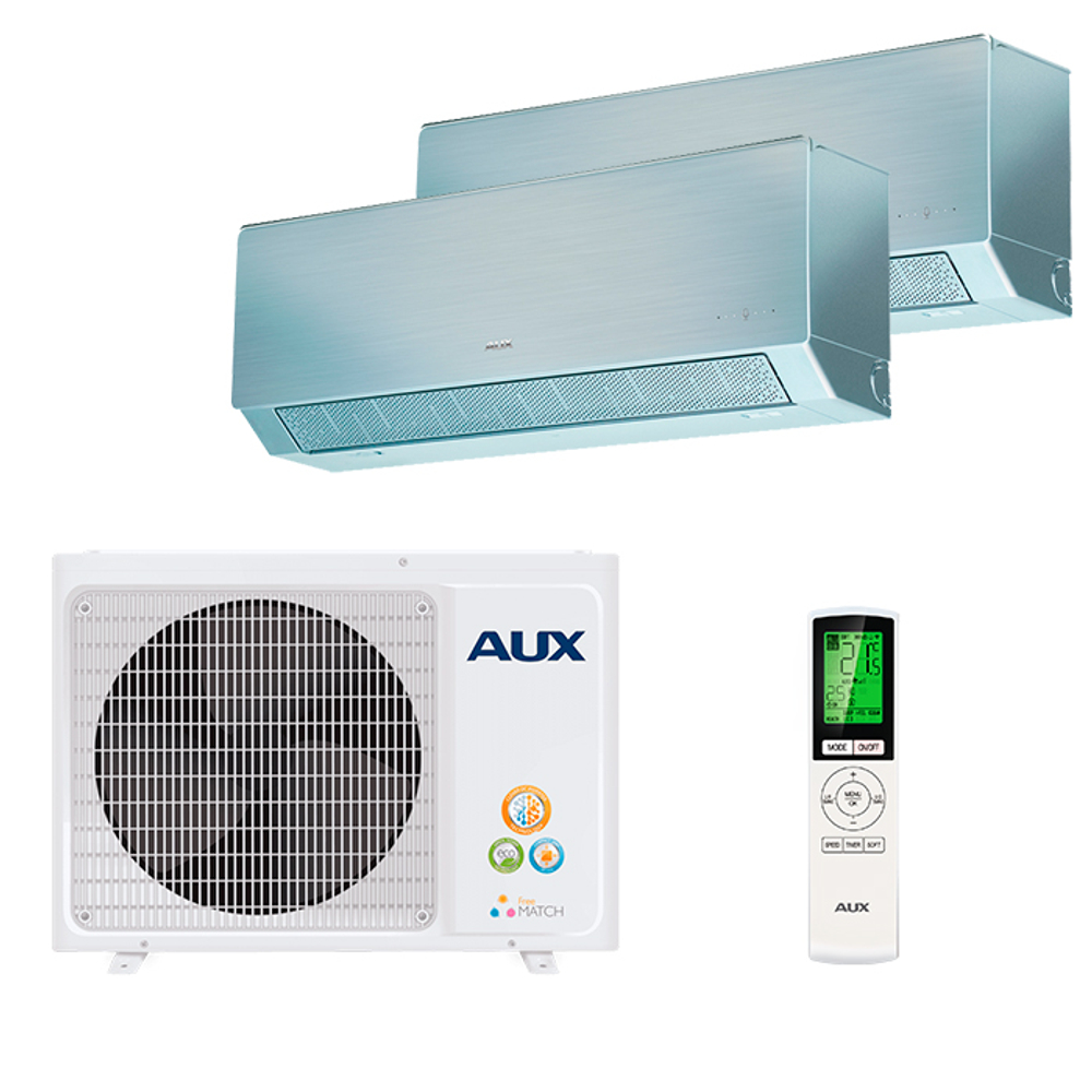 Мультисплит система на 2 комнаты AUX AMWM-H09/4R2(CD) x 2 / AM2-H14/4DR2
