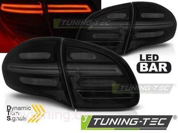 Задние фонари LED BAR SMOKE SEQ для Porsche Cayenne 958