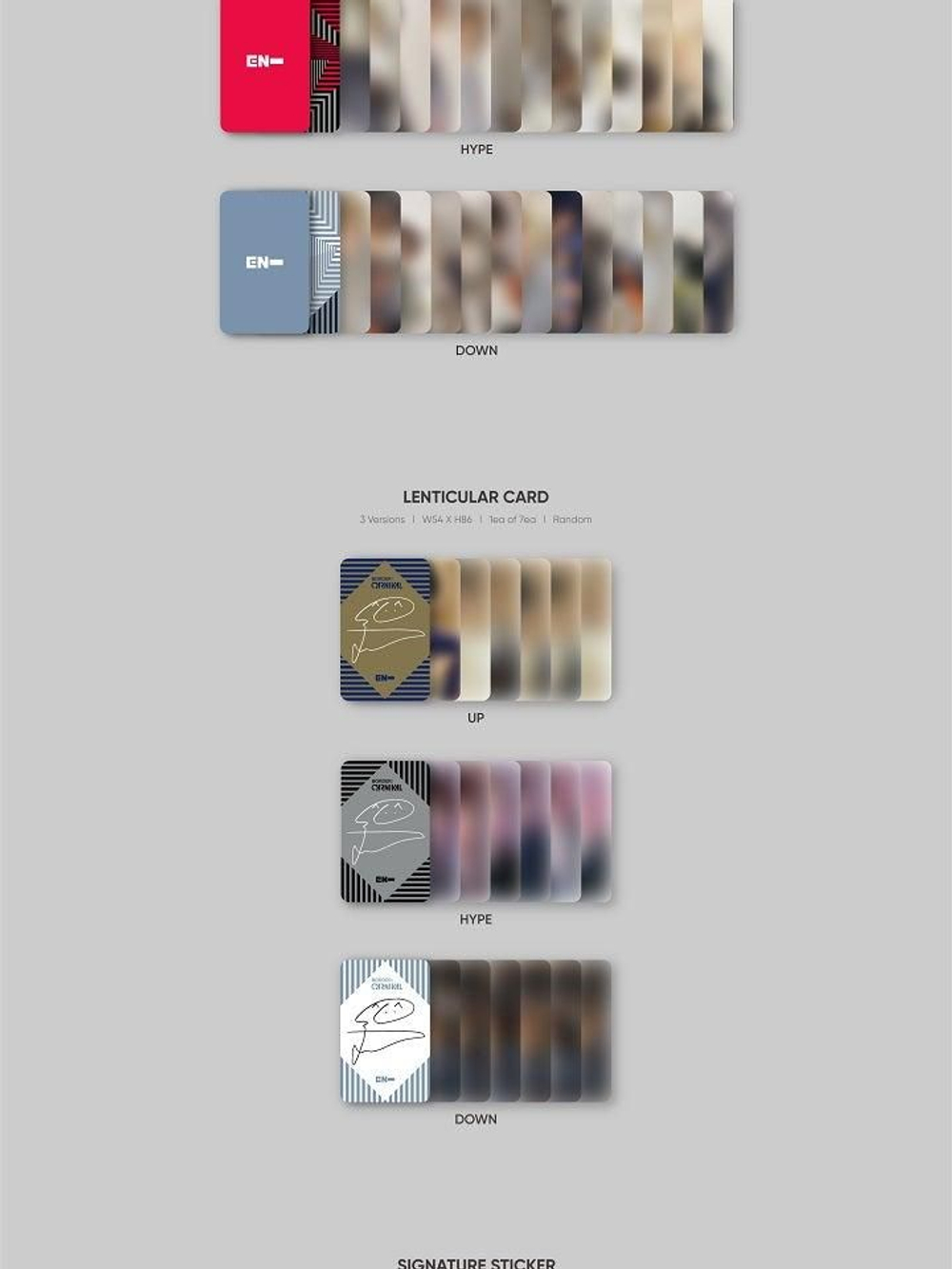 Альбом Enhypen - Border : Carnival 2nd Mini Album 3 Version SET
