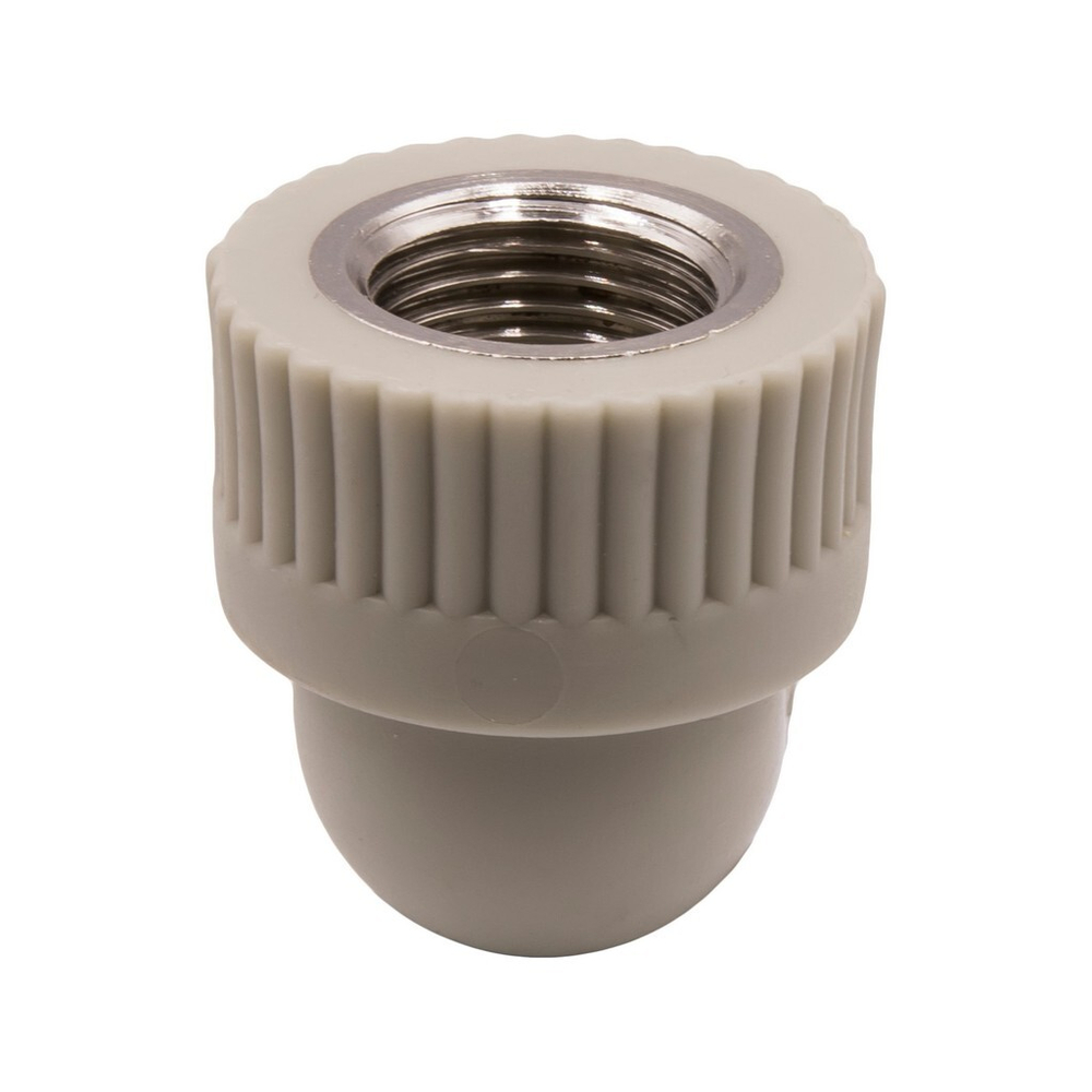 Уголок комб. вн 20х1/2'' EVER® СЕРЫЙ (Россия)