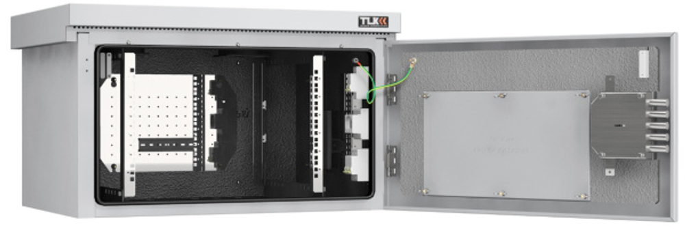 Шкаф настенный 19", 6U TLK TWK-068256-M-GY