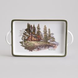 БЛЮДО С РУЧКАМИ LEFARD "FAMILY HOUSE" ПРЯМОУГ. 35,5*20*4 СМ (КОР=12ШТ.)