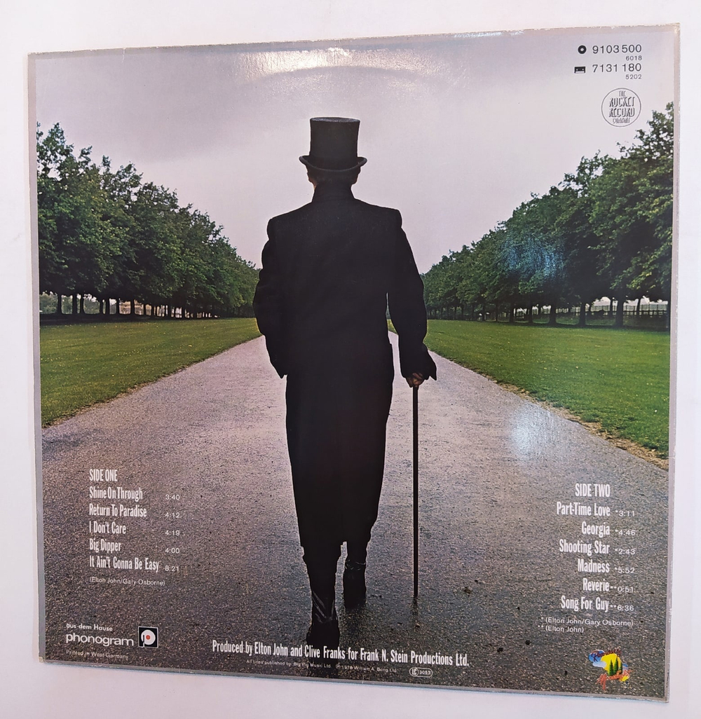 Elton John A Single Man USA 1978