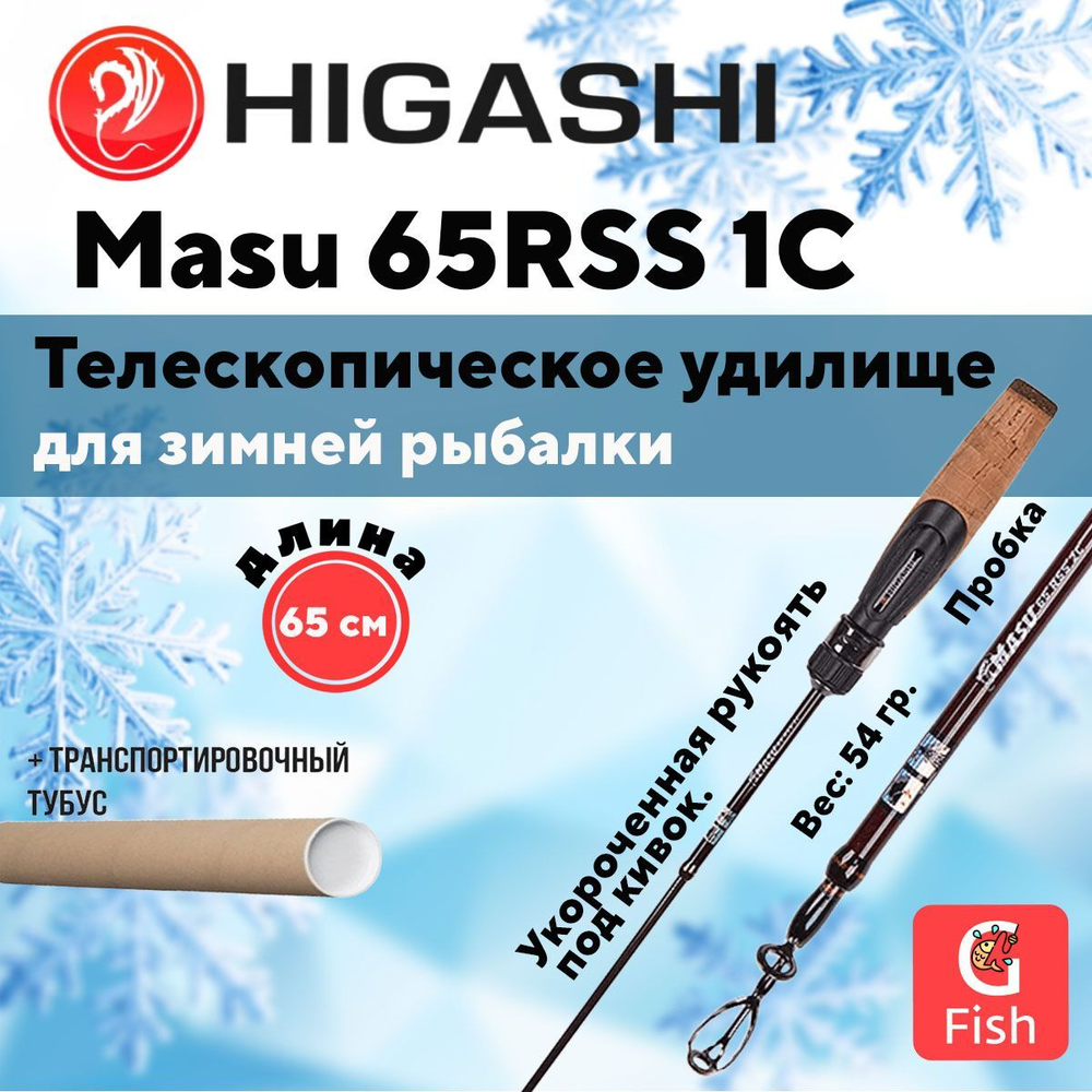 Удилище зимнее Masu 65RSS 1C